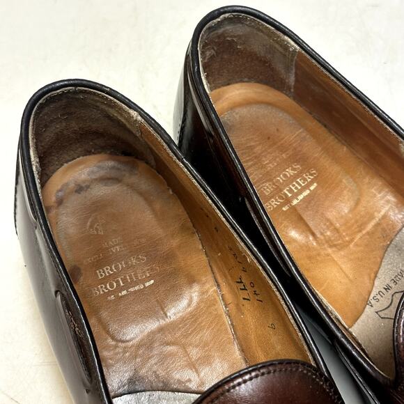 FULLY RESOLED Alden x Brooks Brothers 771 Brown Calfskin Tassel Loafer USA 13 B main image 8